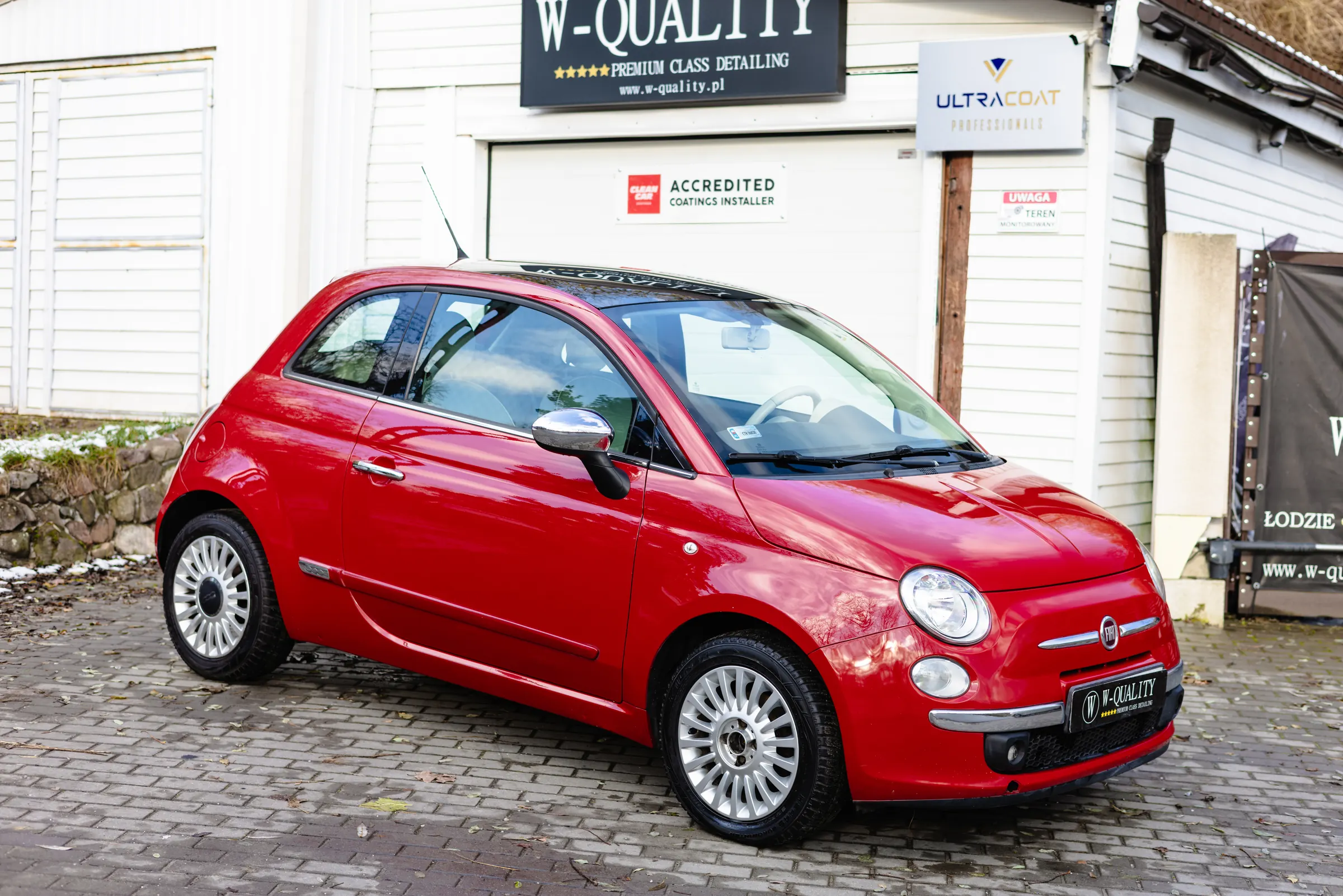 Fiat 500 po detailingu